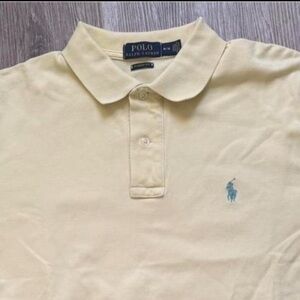 Ralph Lauren Men's Polo Shirt in Soft Yellow